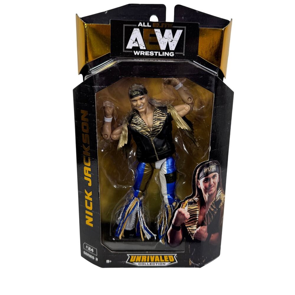 AEW Unrivaled Series 3 #24 Young Bucks Nick Jackson 6" Wrestling Figure 2020